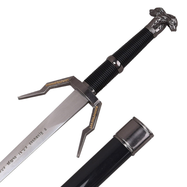 THE WITCHER - Silver Rune Knife of Geralt of Rivia - Dagger 42.5 cm