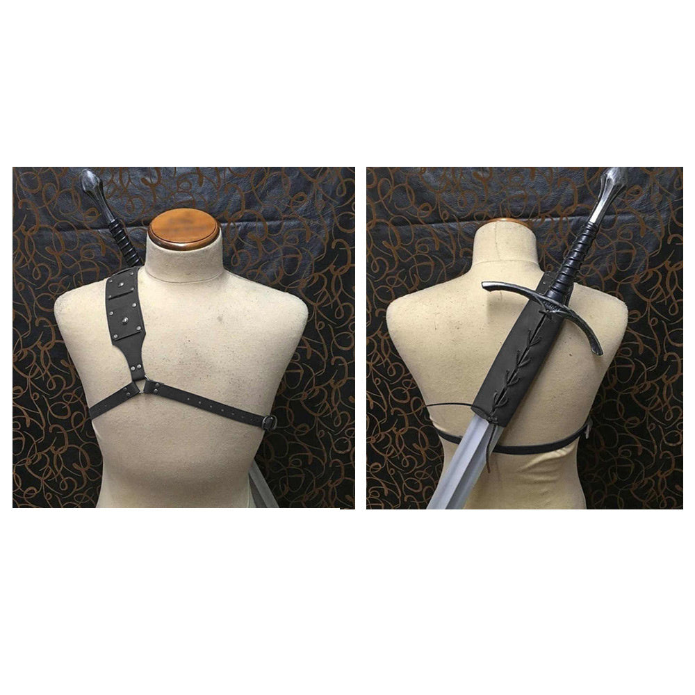 Sword Belt - Back - Shoulder Strap - For 1 Sword