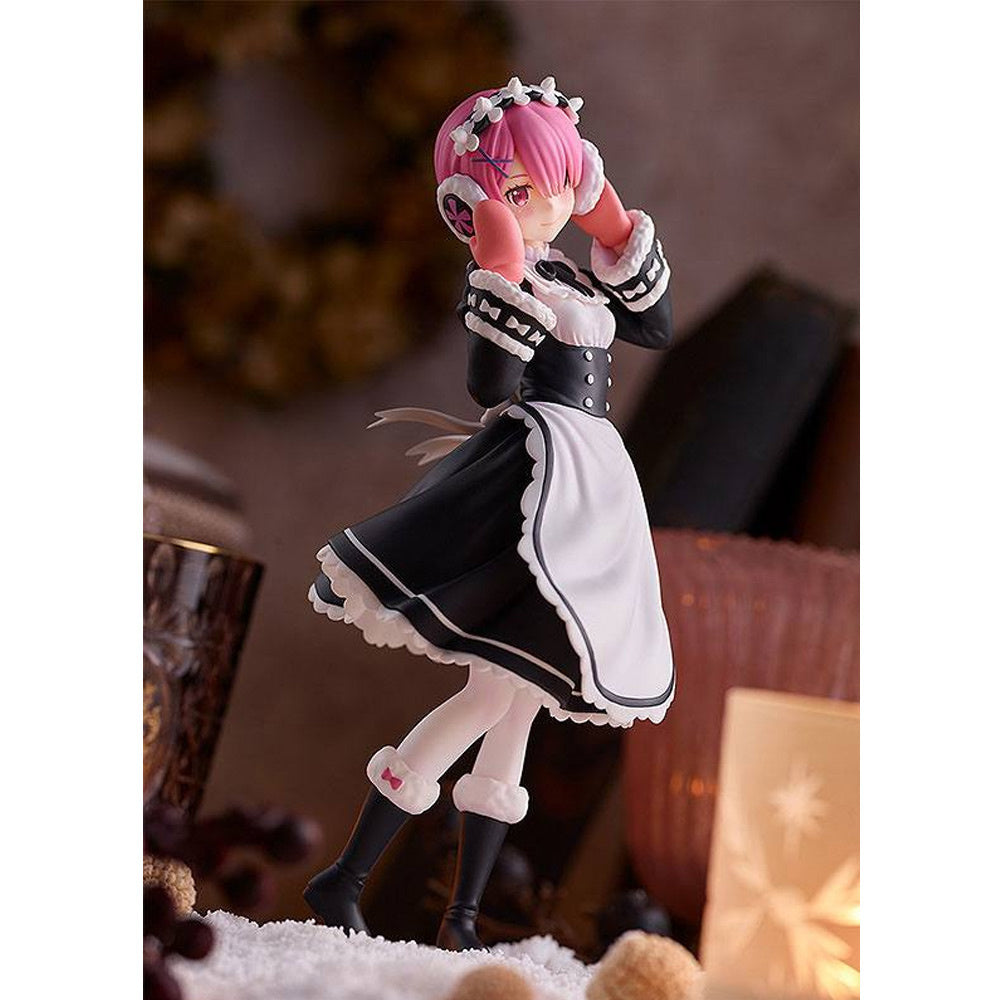 Re: Zero Starting Life in Another World - Ram: Ice Season Ver - PVC Figuur Pop Up Parade 17 cm - Copy