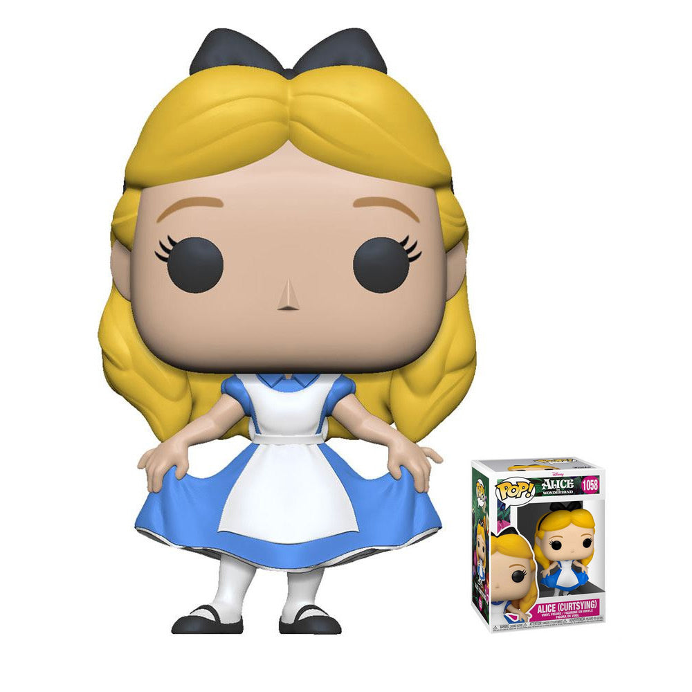 Alice in Wonderland POP - Disney - Alice Curtsying 9 cm