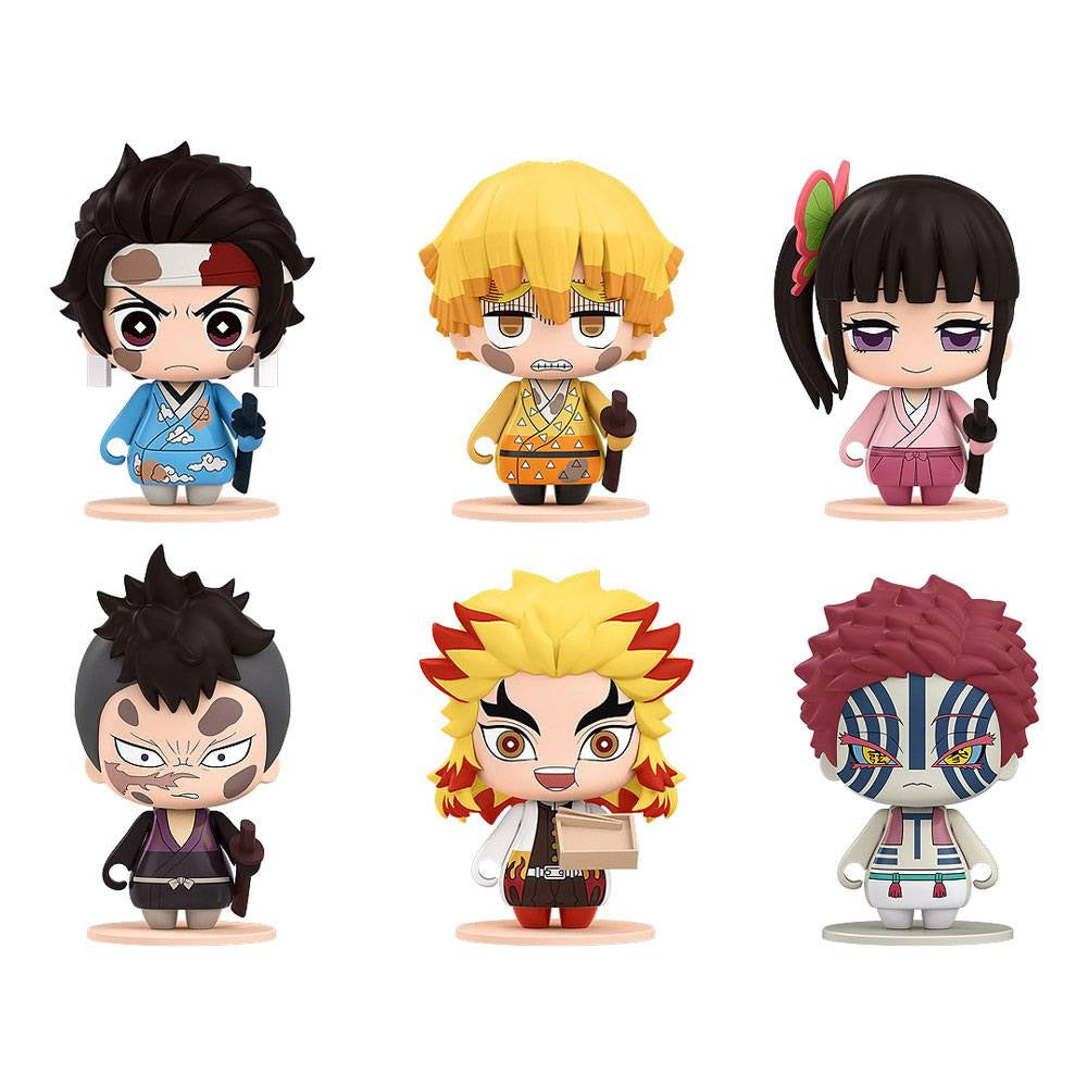 SURPRISE Blind Box (1 of 6) - Demon Slayer - Kimetsu no Yaiba - Pocket Maquette Mini Figures 6-Pack #04 5 cm