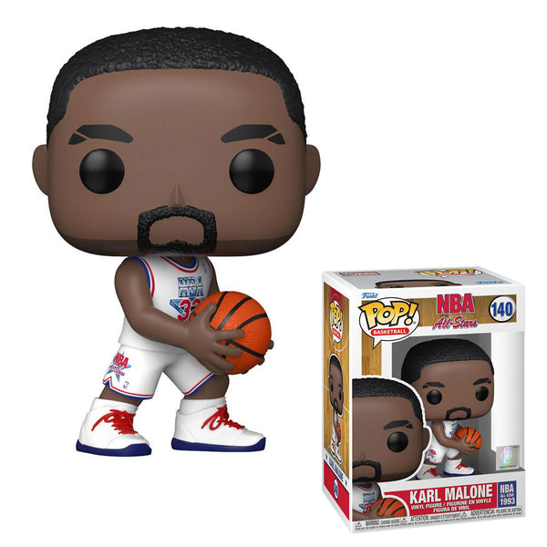 NBA Legends POP - Karl Malone (White All Star Uni 1993) - Basketball Vinyl Figure 9 cm