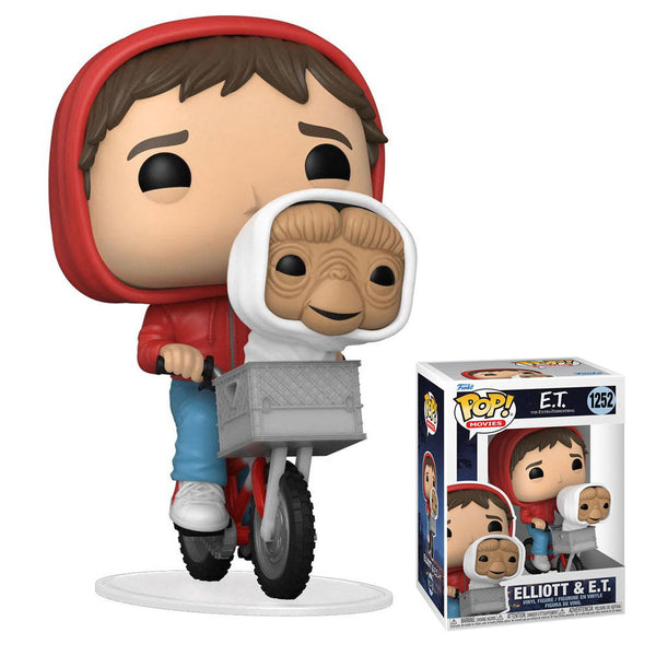 E.T. the Extra-Terrestrial POP - Elliot w/ET in Bike Basket 9 cm