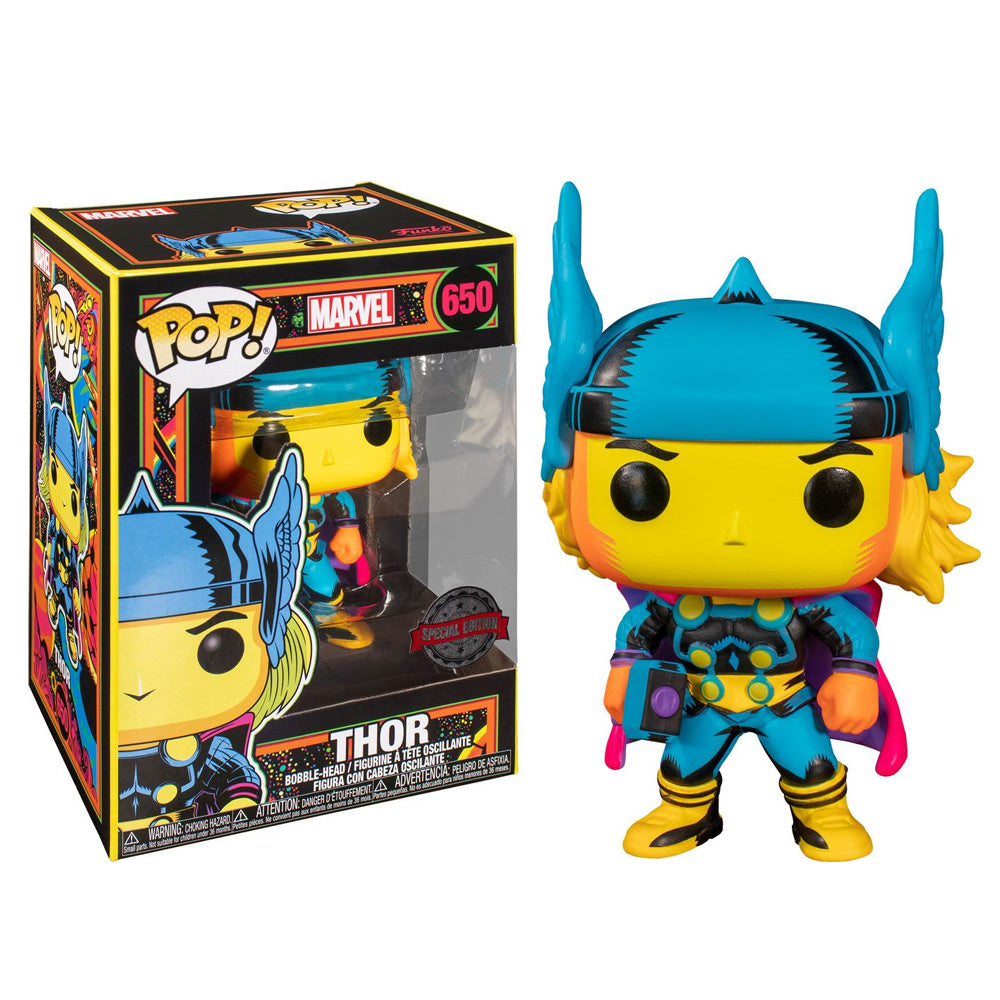 Marvel POP - Marvel Black Light - Thor - Exclusive 9 cm