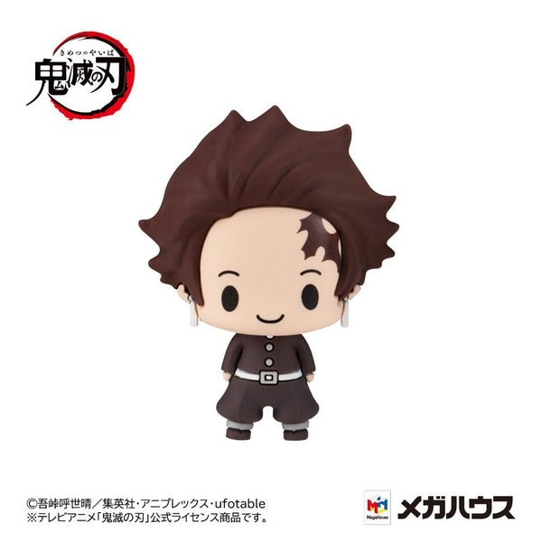 SURPRISE Blind Box (1 van 6) - Demon Slayer - Kimetsu no Yaiba - Chokorin Mascot Serie Trading Figuur 6-Pack 5 cm