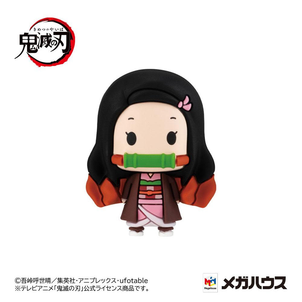 SURPRISE Blind Box (1 de 6) - Demon Slayer - Kimetsu no Yaiba - Chokorin Mascot Series Trading Figurines 6-Pack 5 cm