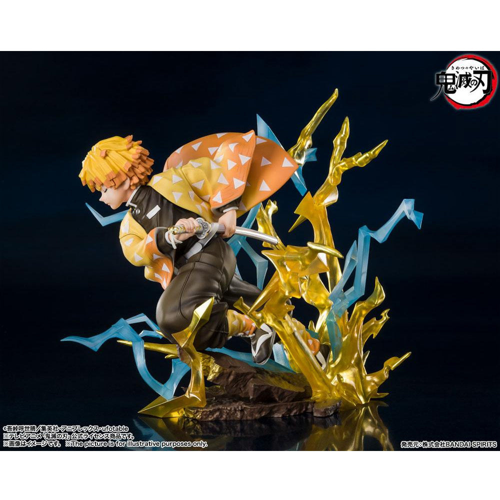 Demon Slayer - Kimetsu No Yaiba - Zenitsu Agatsuma Thunderclap and Flash - FiguartsZERO PVC Figur 15 cm