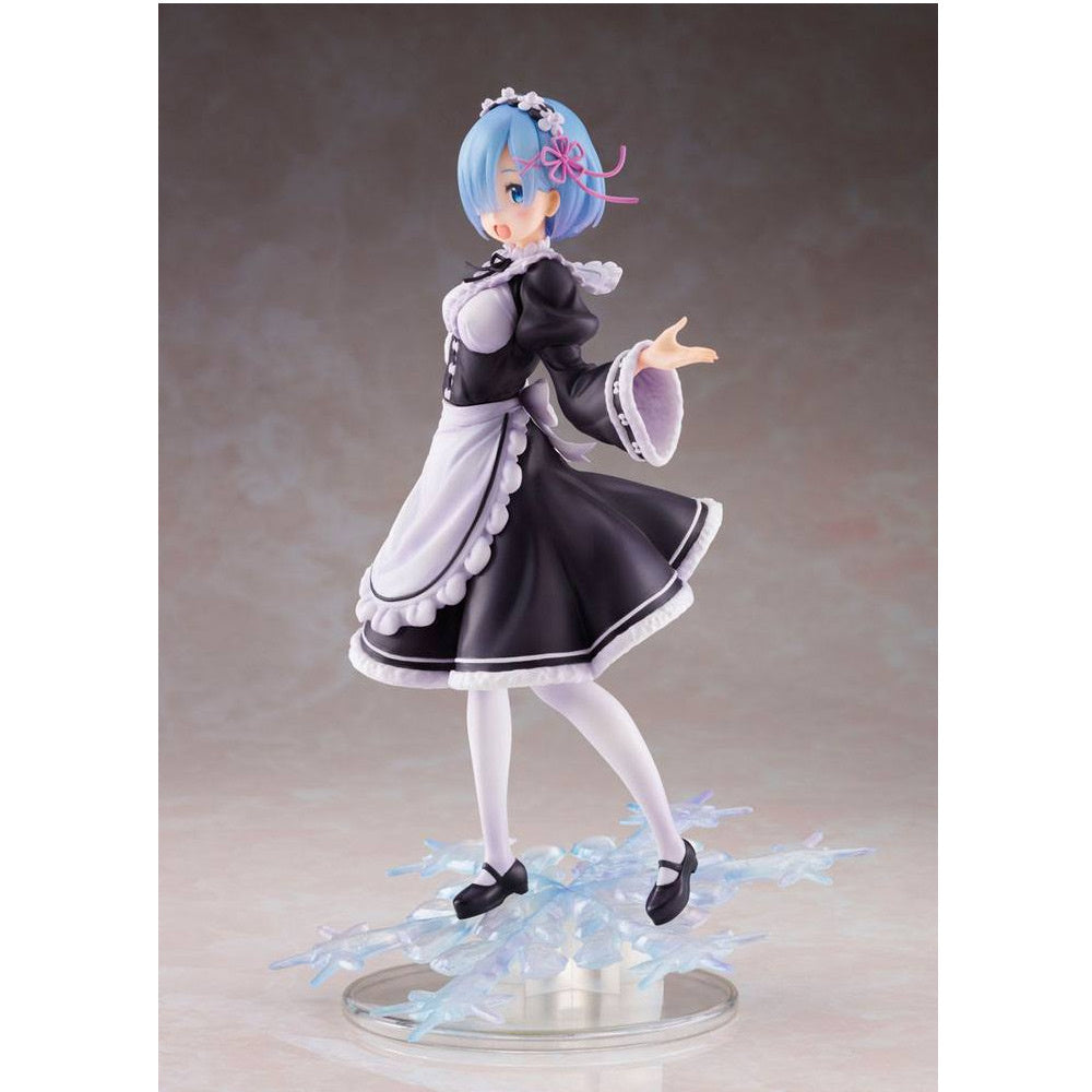 Re:Zero - Starting Life in Another World - Rem Winter Maid Ver. - AMP PVC Figuur 18 cm