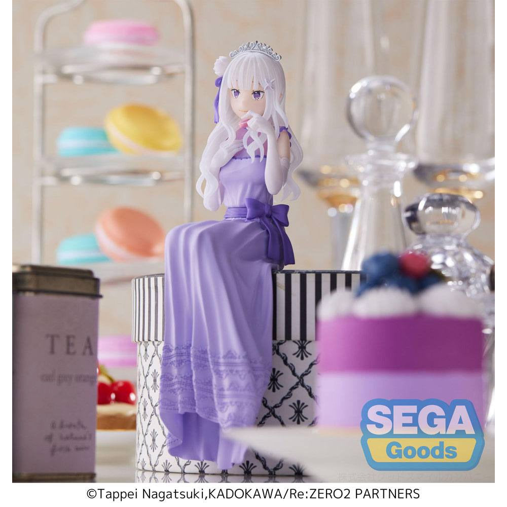 Re:Zero - Starting Life in Another World - Emilia (Dressed-Up Party) - Lost in Memories PM Perching PVC Statue 14 cm