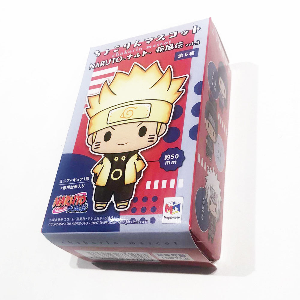 SURPRISE Blind Box (1 de 6) - Naruto Shippuden - Chokorin Mascot Séries de Trading Figurines 6-Pack Vol. 3 - 5cm