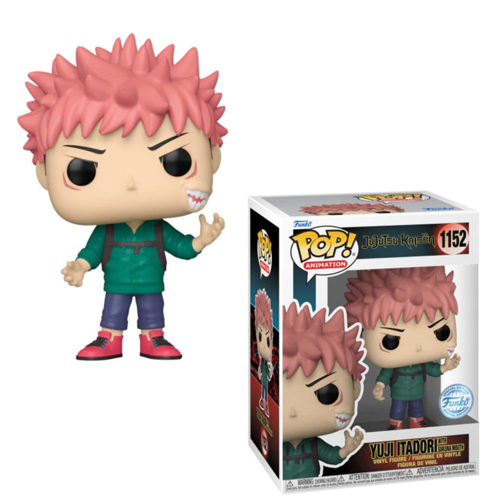 Jujutsu Kaisen POP - Anime - Yuji itadori met Sukuna mouth - Exclusive - 9 cm