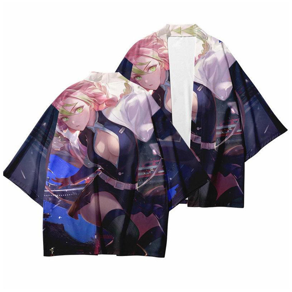 Demon Slayer - Kimetsu no Yaiba - Mitsuri Kanroji Haori kimono Jacket - Cosplay