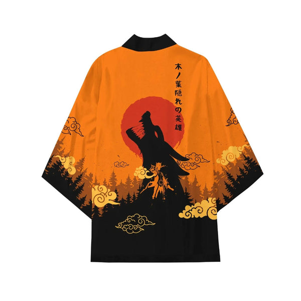 Naruto - Kurama Haori kimono Jacket - Roar - Cosplay