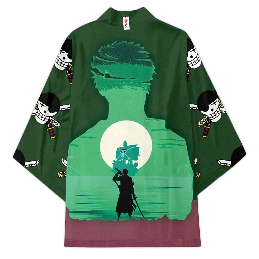 One Piece - Roronoa Zoro Haori kimono Jacket - Samurai Commander - Cosplay