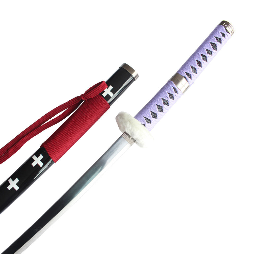Espada de Madeira Katana Kikoku Trafalgar D. Water Law One Piece Cosplay Fantasia - Tudo Espada de Madeira Katana Kikoku Trafalgar D. Water Law One Piece Cosplay Fantasia - Tudo