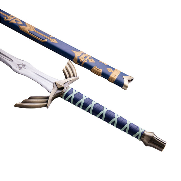 ZELDA - Link - Master Sword in Leder - Blauwe Deluxe Editie