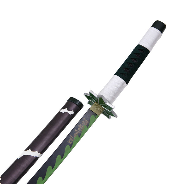 DEMON SLAYER - Sanemi Shinazugawa Schwert - Grüne Nichirin Katana