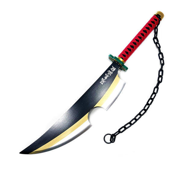 DEMON SLAYER - Tengen Uzui - Amber Nichirin Blade - WOODEN Blade