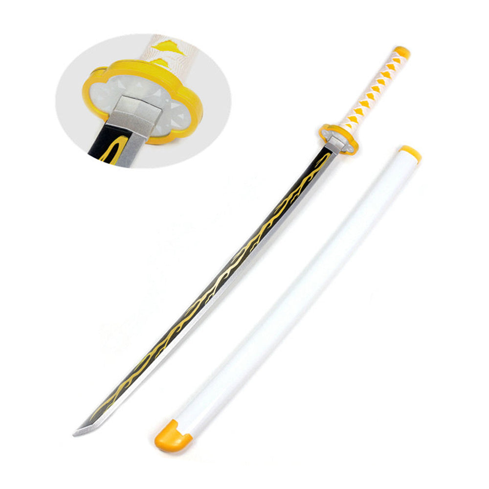 DEMON SLAYER - Zenitsu Agatsuma - Yellow Nichirin Blade - WOODEN Blade