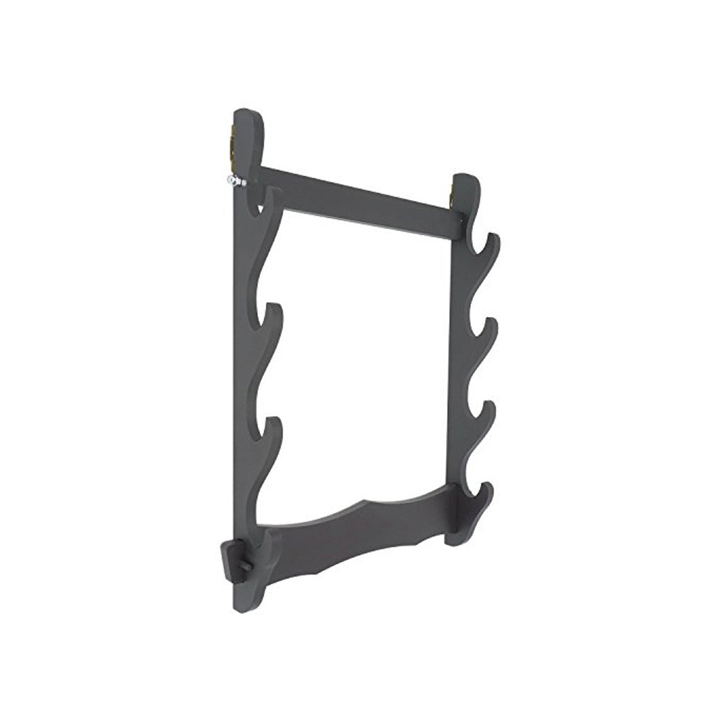 Katana Holder - Wall Mount - Horizontal Sword Display Stand - 4 layers