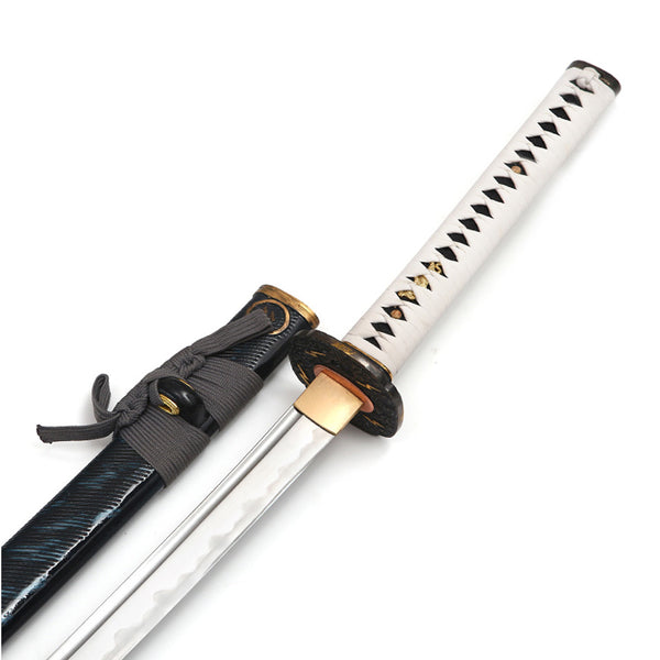 Ghost of Tsushima - Schwert von Jin - Sakai Katana - T10 Clay Tempered steel - FULL TANG