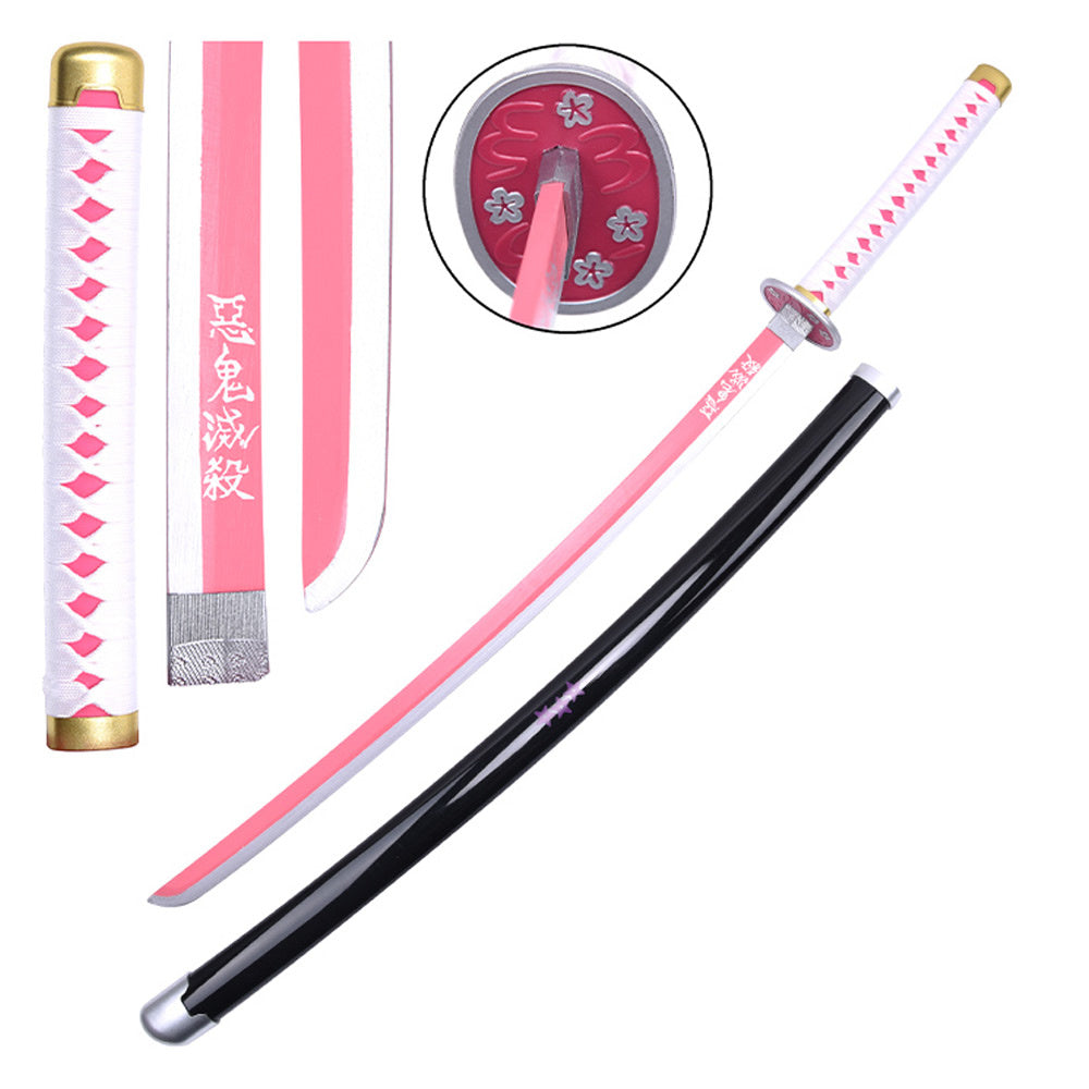 DEMON SLAYER - Kanao Tsuyuri - Light Pink Nichirin Blade - WOODEN Blade