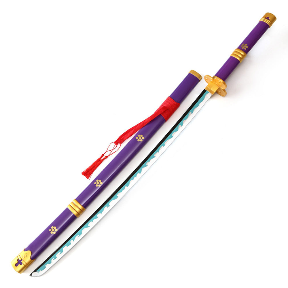 ONE PIECE - Katana of Roronoa Zoro - Enma - Purple - WOODEN Blade