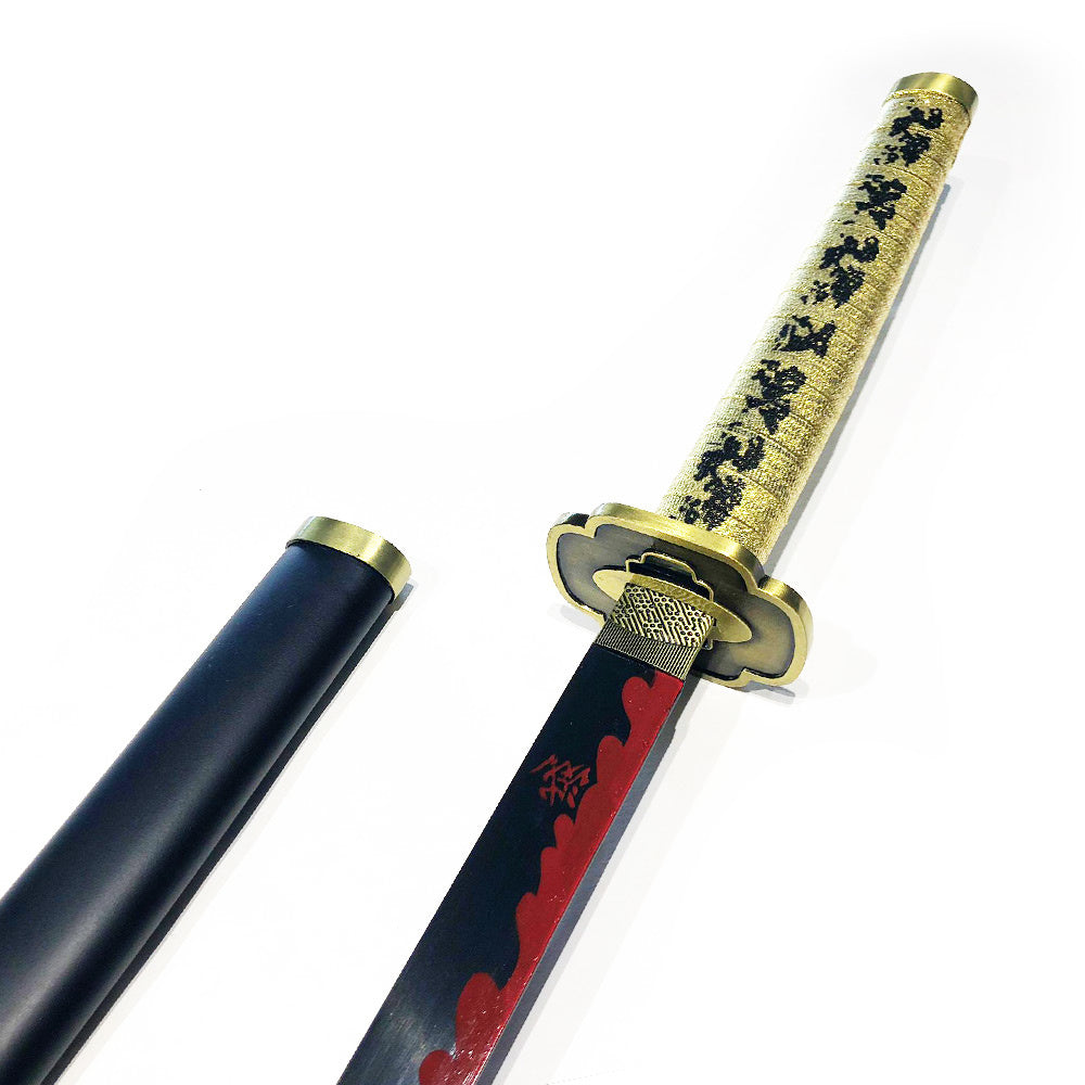 DEMON SLAYER - Yoriichi Tsugikuni - Goud - Sun Breathing - Nichirin Blade