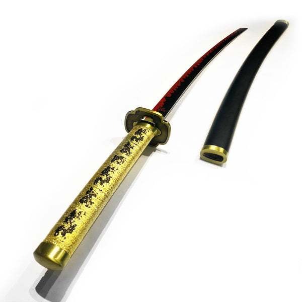 DEMON SLAYER - Yoriichi Tsugikuni - Goud - Sun Breathing - Nichirin Blade