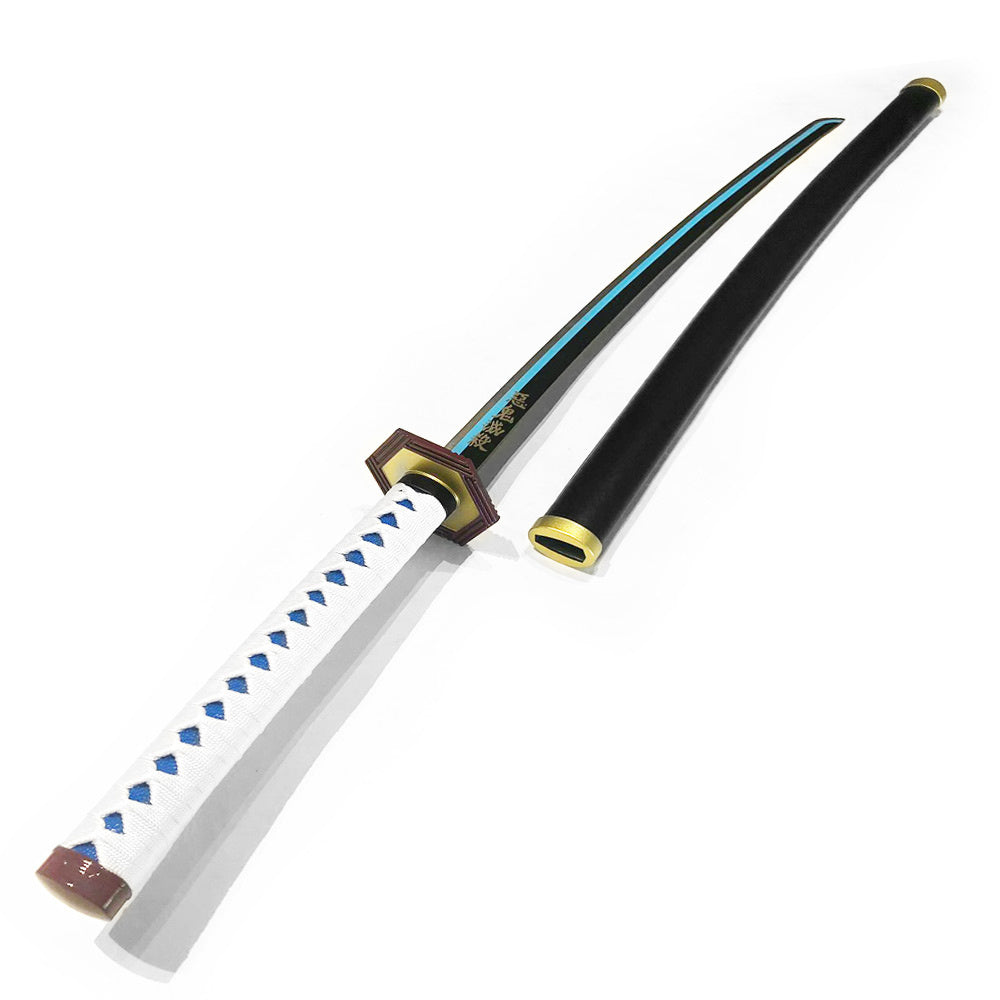 DEMON SLAYER - Giyu Tomioka zwaard v2 - Blauwe Nichirin Katana