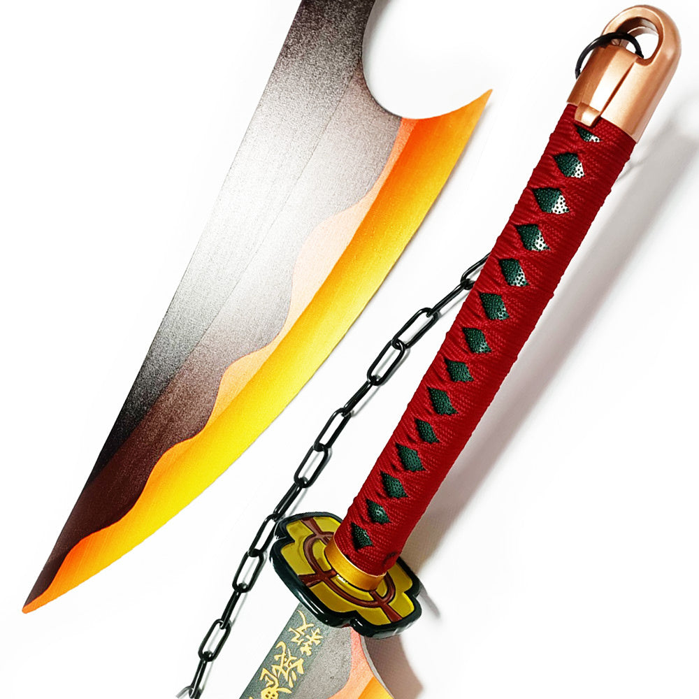 DEMON SLAYER - Tengen Uzui sword set V2 - Amber Nichirin Blade - Twin swords - Metal