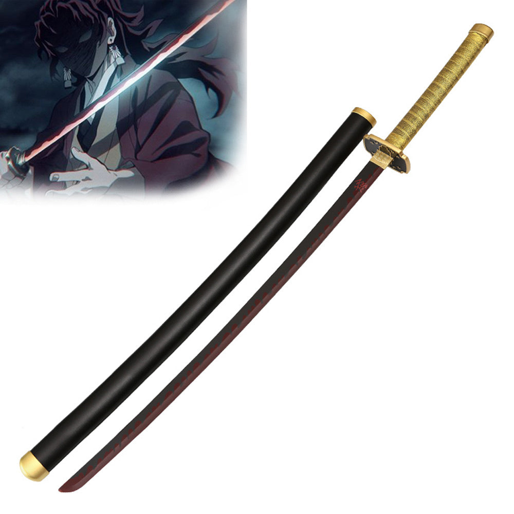 DEMON SLAYER - Yoriichi Tsugikuni V2 katana - Goud - Sun Breathing - Nichirin zwaard