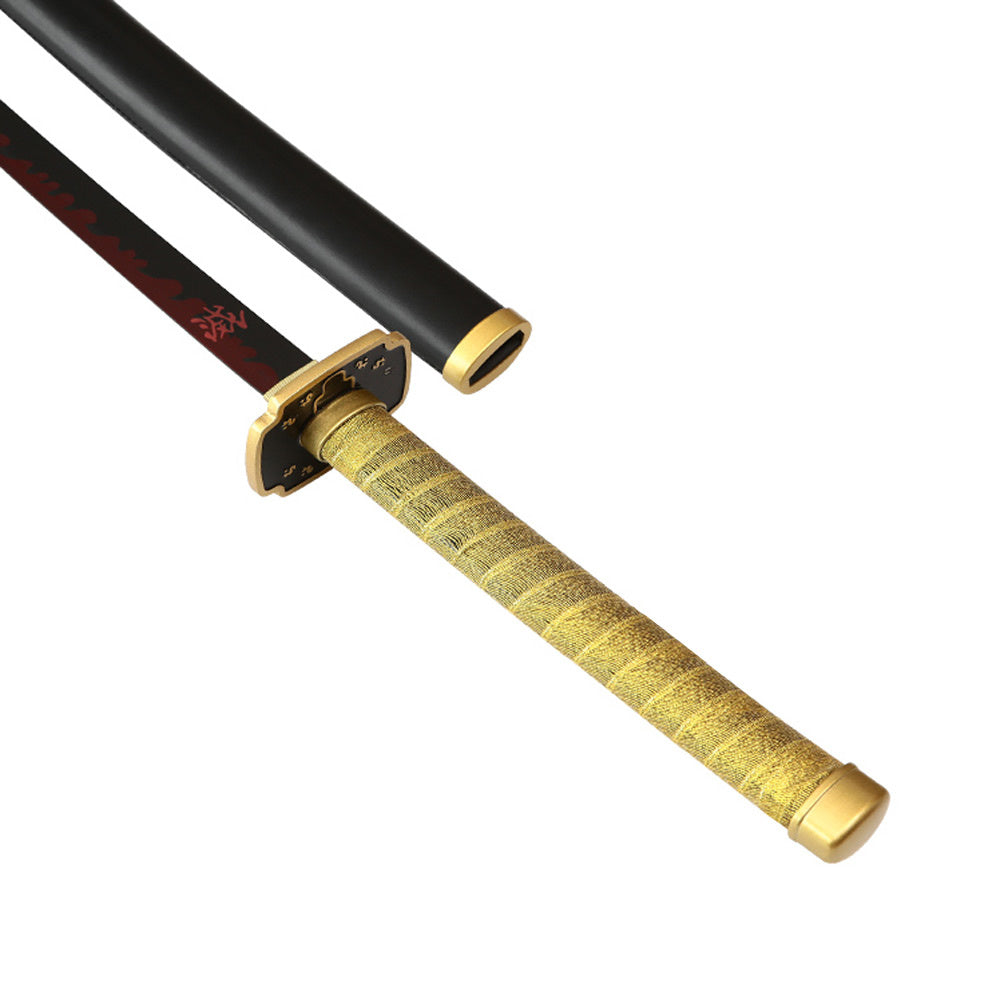 Yoriichi Tsugikuni V2 katana - Gold - Sun Breathing