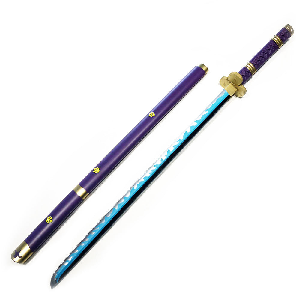 ONE PIECE - Katana of Roronoa Zoro - Enma - Purple - PU FOAM Cosplay Version