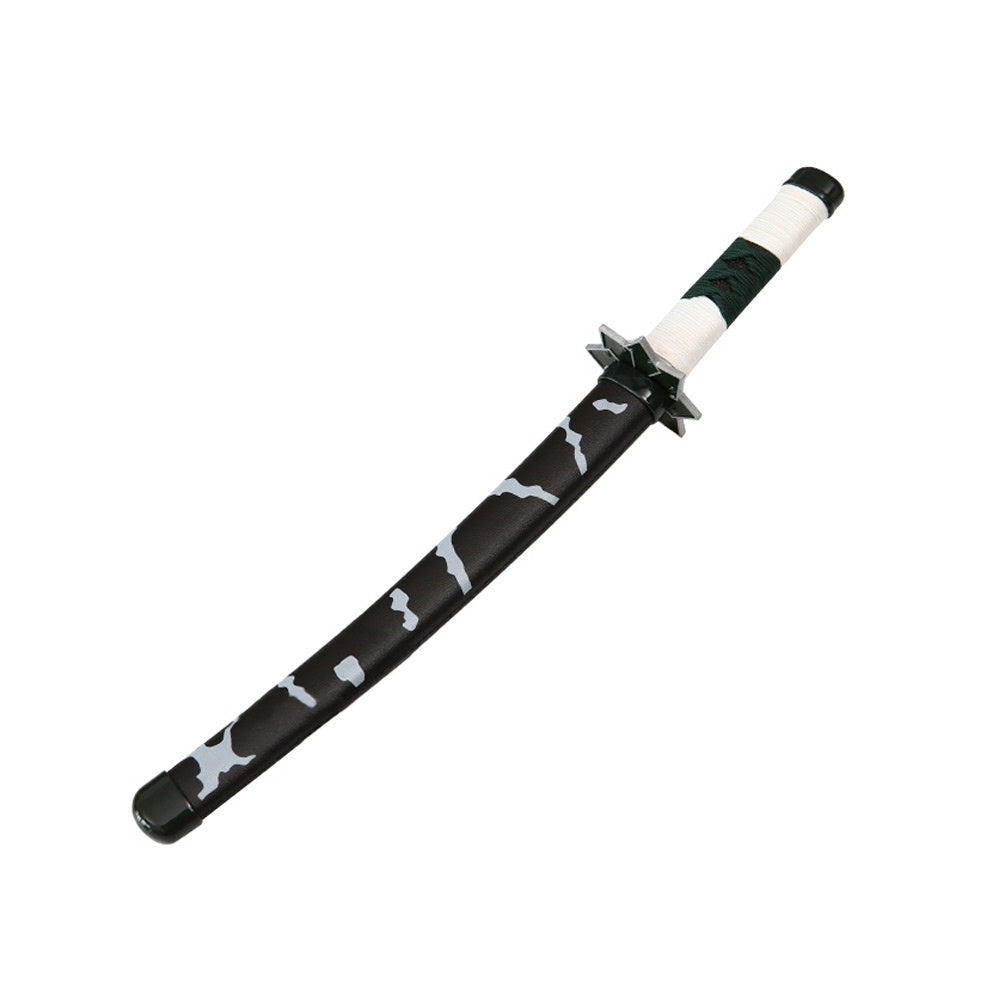 Tanto - Sanemi Shinazugawa Tanto Schwert - Grüne Nichirin - Metall Demon Slayer Mini Katana - 45 cm