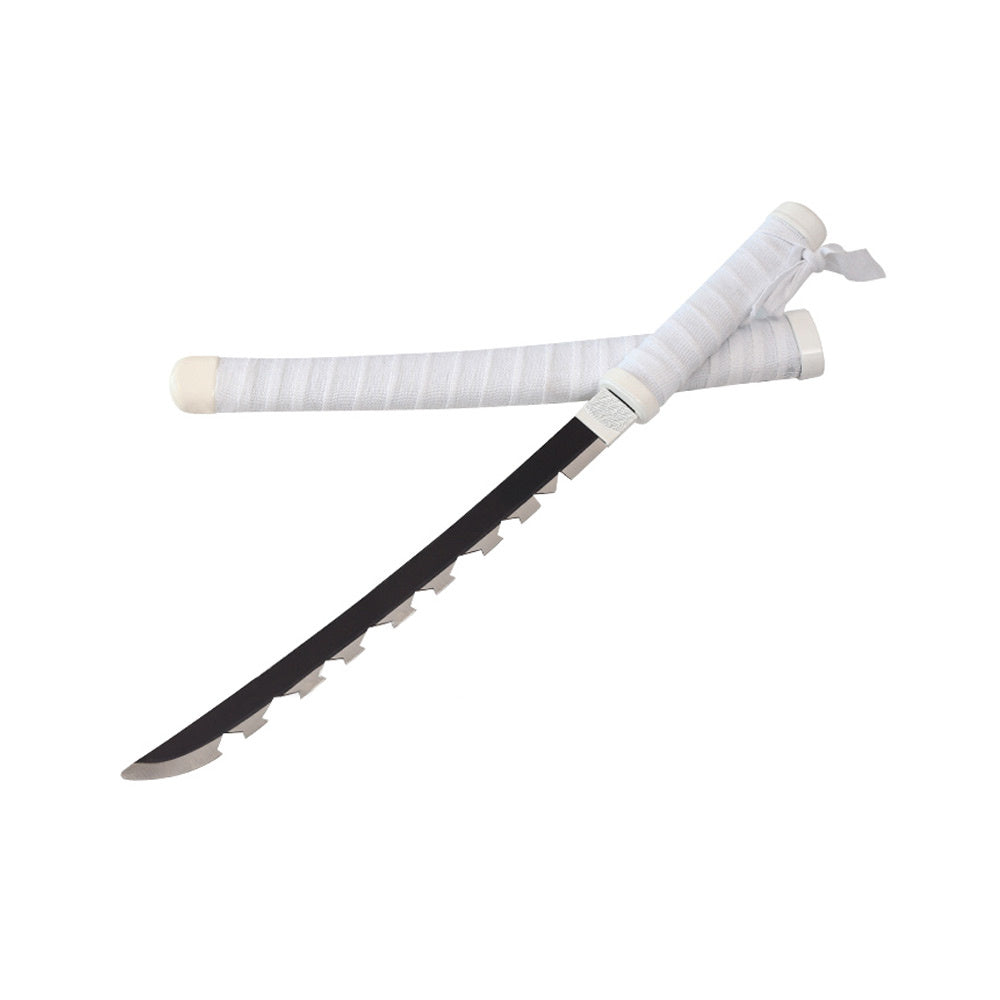 Tanto - Inosuke Hashibira Tanto Schwert - Indigograuer Nichirin - Metall Demon Slayer Mini Katana - 45 cm