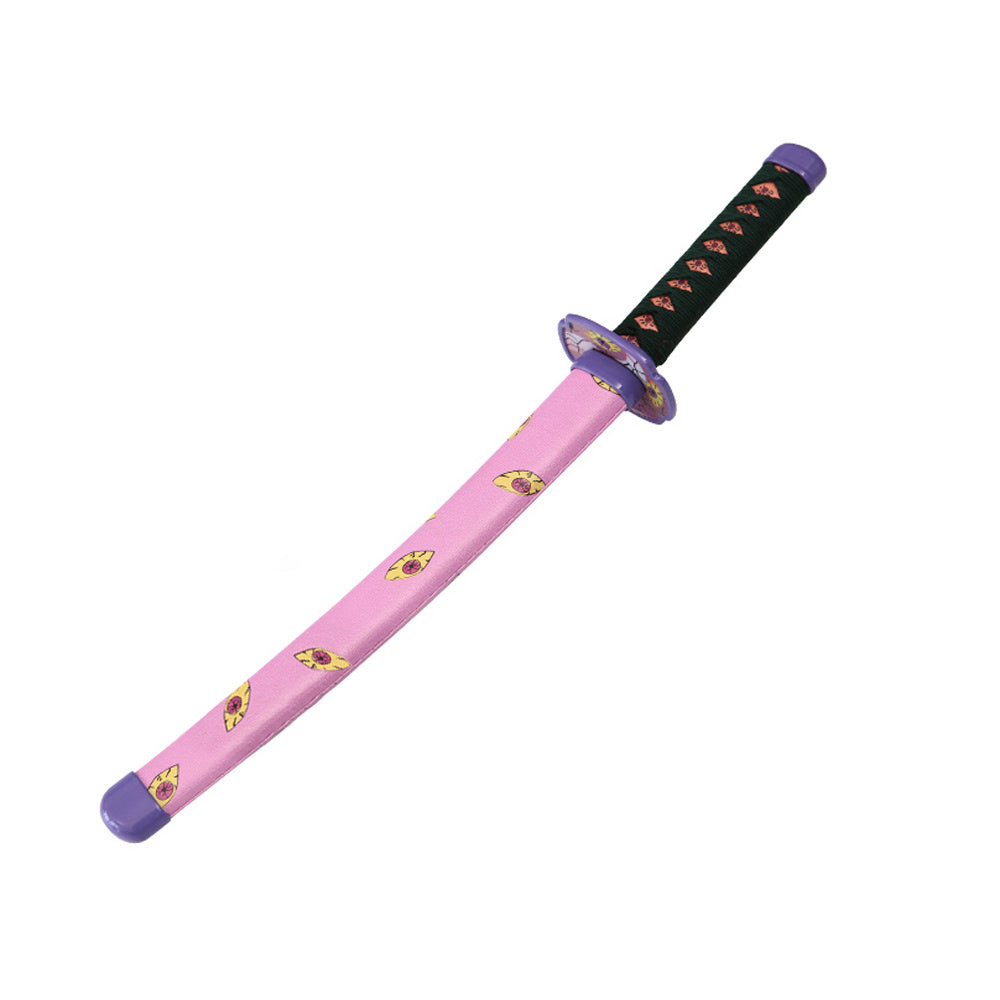 Tanto - Kokushibo Tanto Vleeszwaard - Twaalf Kizuki - Metalen Demon Slayer Mini Katana - 45 cm