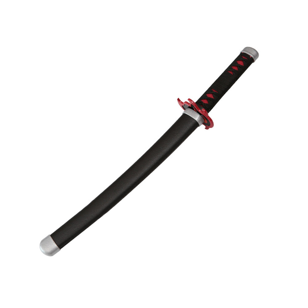 Tanto - Tanjiro Kamado v2 Tanto sabre - Nichirin noir - Demon Slayer Mini Katana en métal - 45 cm