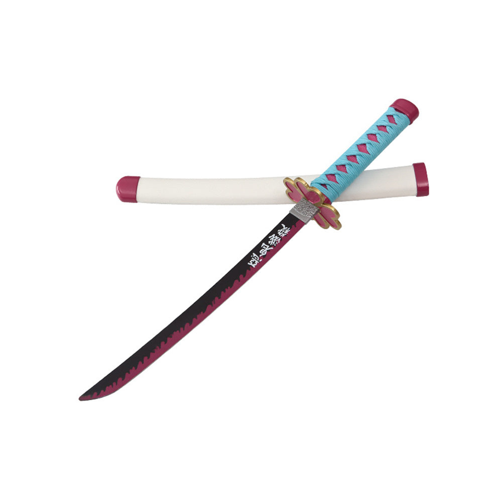 Tanto - Mitsuri Kanroji Tanto Schwert - Liebe Rosa Nichirin - Metall Demon Slayer Mini Katana - 45 cm