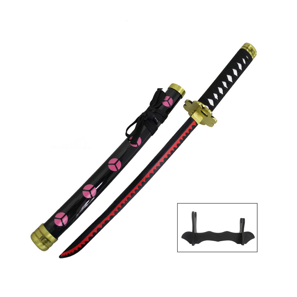 Tanto - Roronoa Zoro Tanto Schwert - Shusui - Metall ONE PIECE Mini Katana - 45 cm