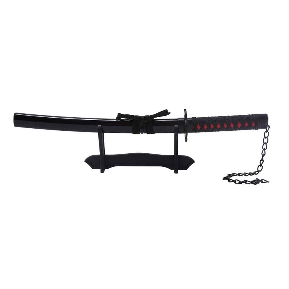 Tanto - Ichigo Bankai Tanto Schwert V2 - Zangetsu - Metall BLEACH Mini Katana - 45 cm