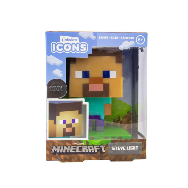 Minecraft - Icône lumineuse 3D - Steve