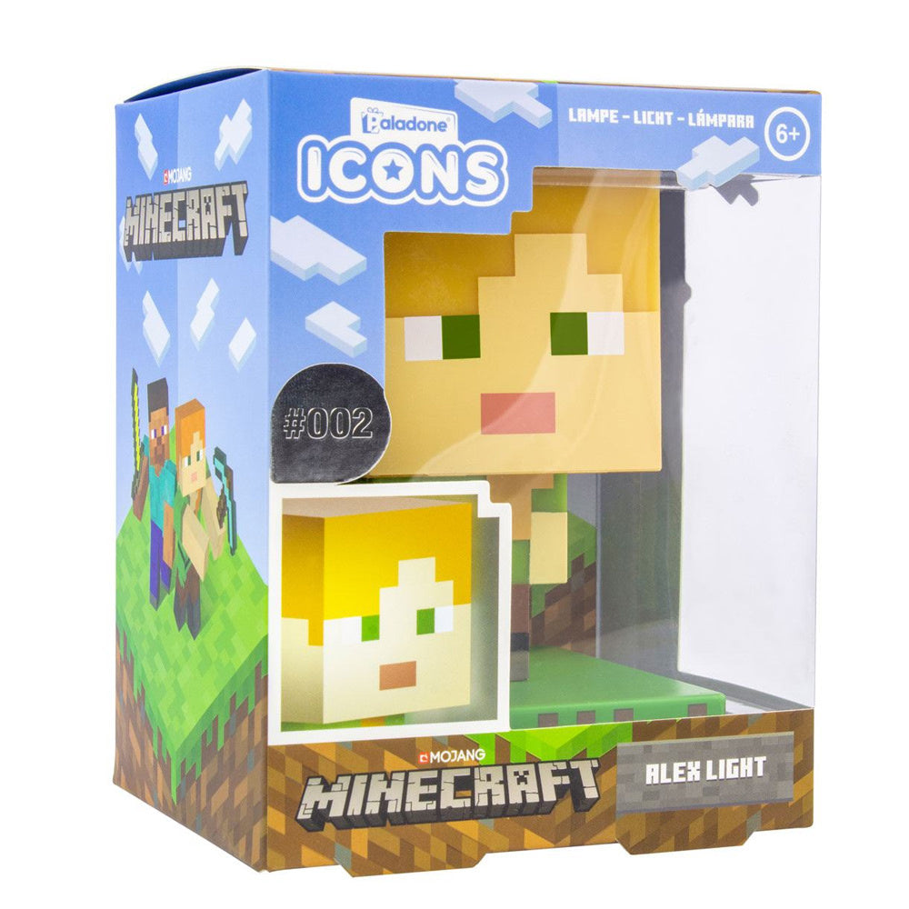 Minecraft - 3D Icon Lamp - Alex