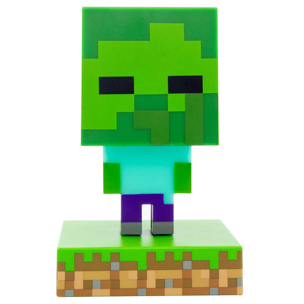 Minecraft - 3D Icon Lamp - Zombie