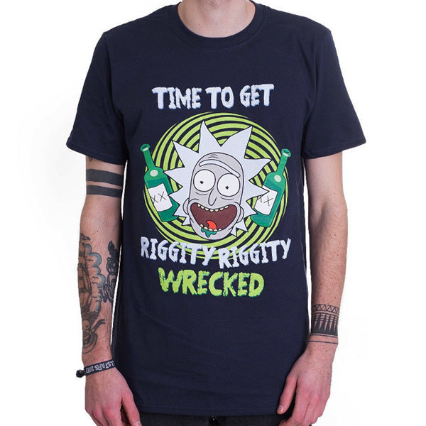 T-SHIRT - Rick and Morty - Riggity Wrecked