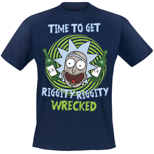 T-SHIRT - Rick und Morty - Riggity Wrecked