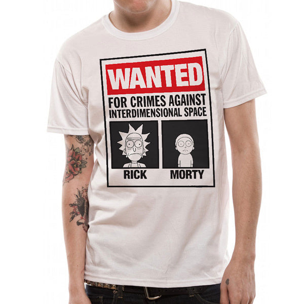 T-SHIRT - Rick und Morty - Wanted