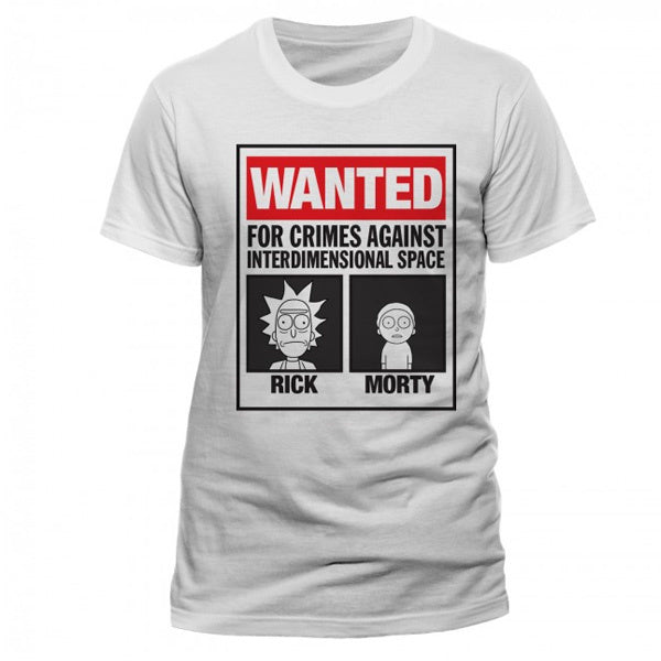 T-SHIRT - Rick und Morty - Wanted