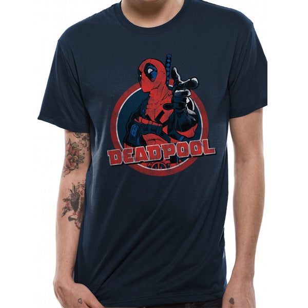 T-SHIRT - Deadpool - Blau