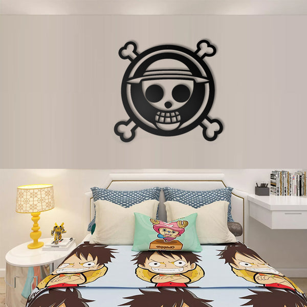 ONE PIECE - Luffy - Strawhat Pirates - Metal Wall Art 60cm